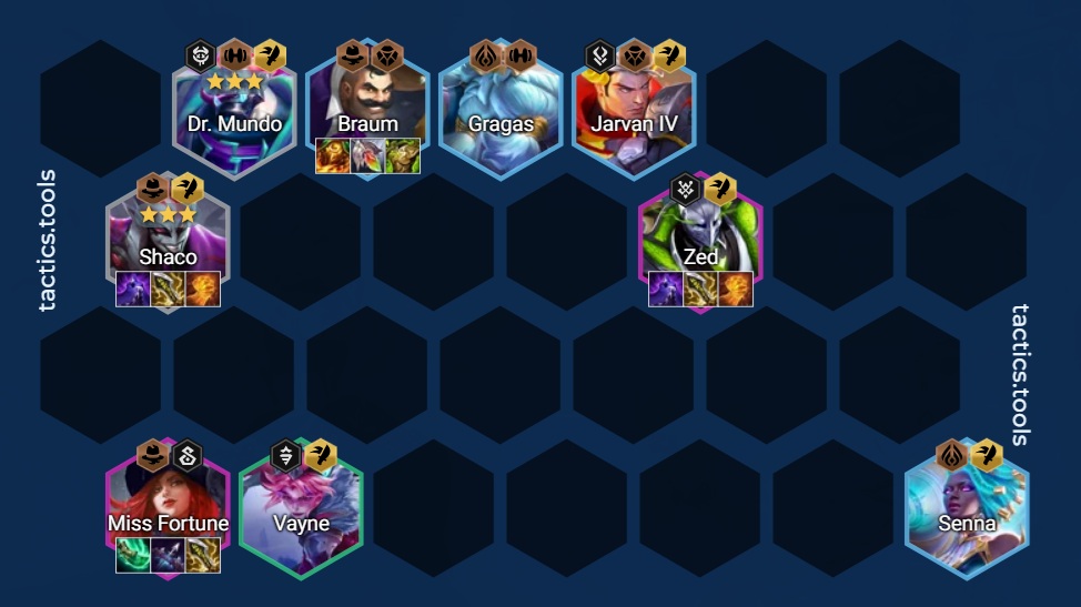 TFT Comment jouer la composition Bourreau avec Shaco carry ?